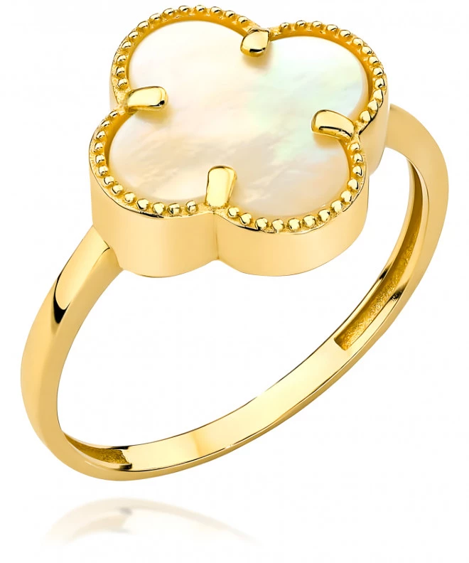Bonore - Gold 585 - Nacre ring 145418
