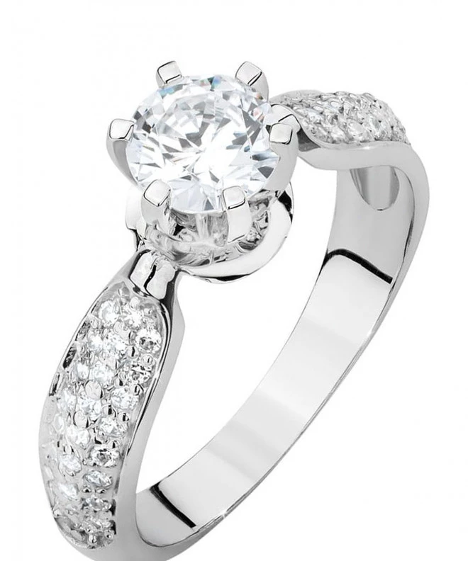 Bonore - White Gold 585 - Diamond 0,7 ct ring 118287