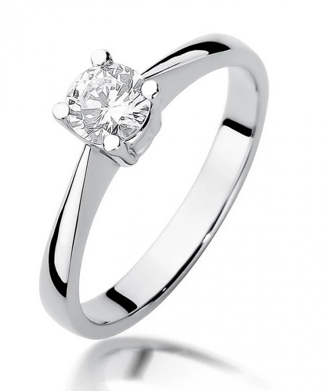Bonore - White Gold 585 - Diamond 0,5 ct ring 116242