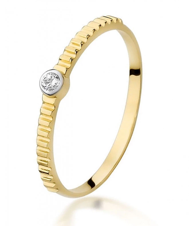 Bonore - Gold 585 - Diamond 0,04 ct ring 82063