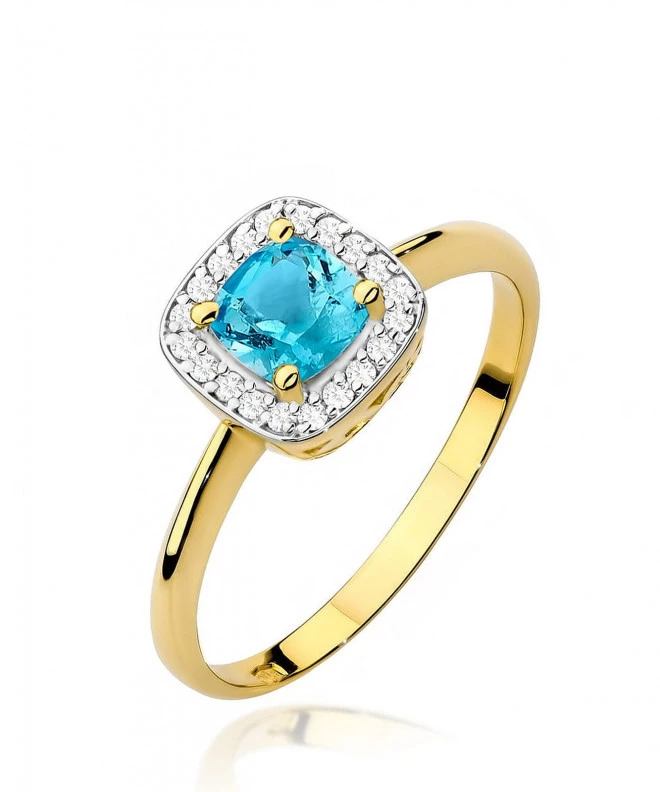 Bonore - Gold 585 - Topaz 0,7 ct ring 102694