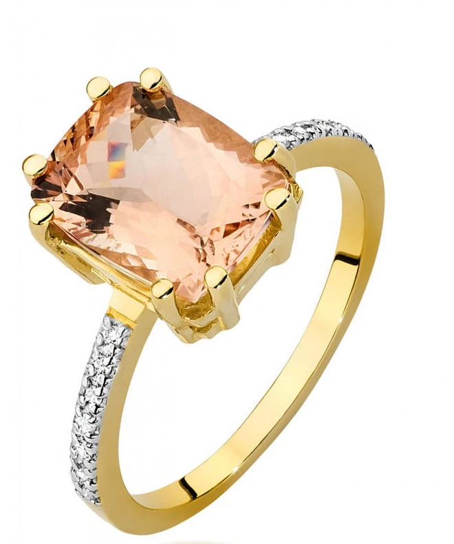 Bonore - Gold 585 - Morganite 2,8 ct ring 94400