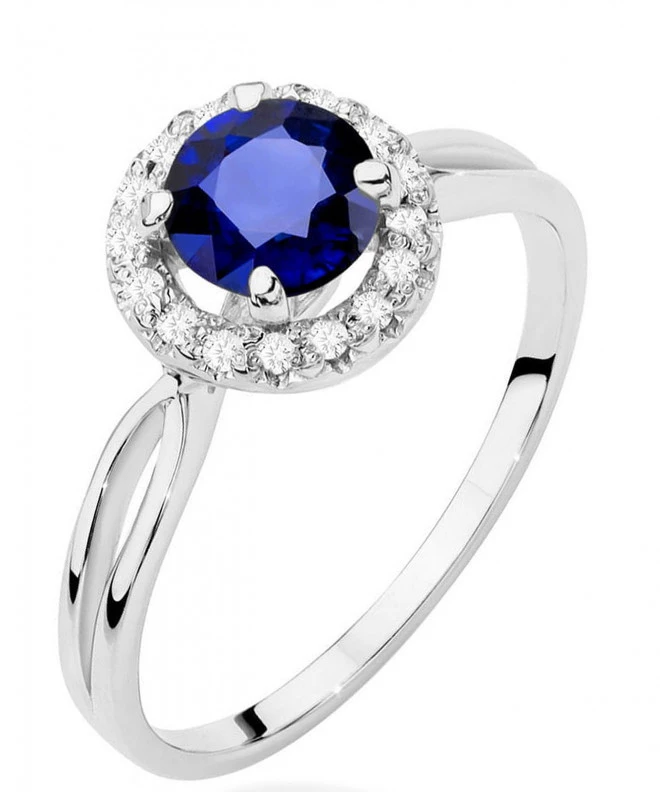 Bonore - White Gold 585 - Sapphire 1 ct ring 124429