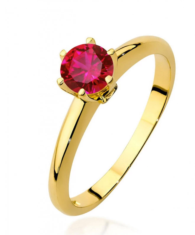 Bonore - Gold 585 - Ruby 0,6 ct ring 96457