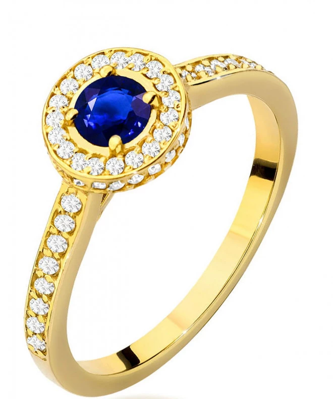 Bonore - Gold 585 - Sapphire 0,3 ct ring 98510