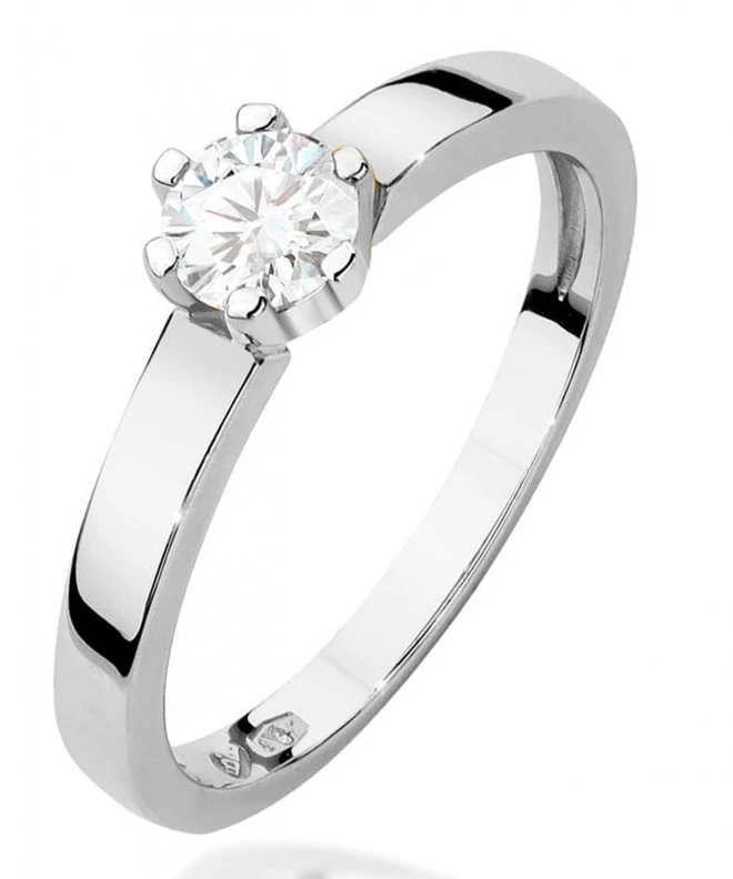 Bonore - White Gold 585 - Diamond 0,25 ct ring 106806