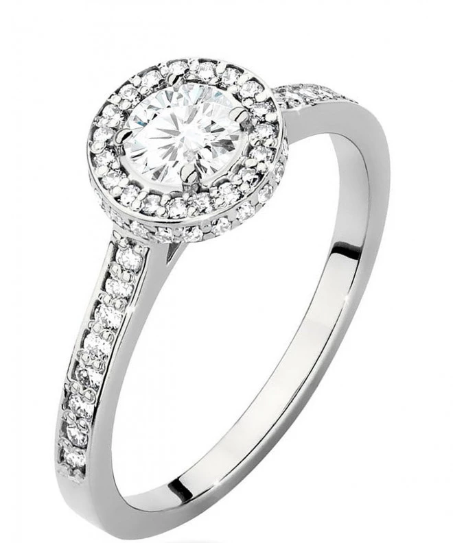 Bonore - White Gold 585 - Diamond 0,5 ct ring 117264