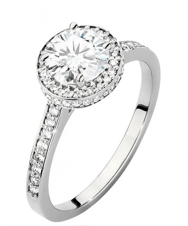 Bonore - White Gold 585 - Diamond 1 ct ring 118290