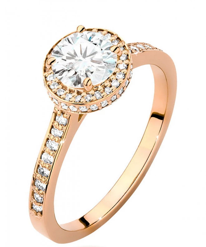 Bonore - Rose Gold 585 - Diamond 0,7 ct ring 103739