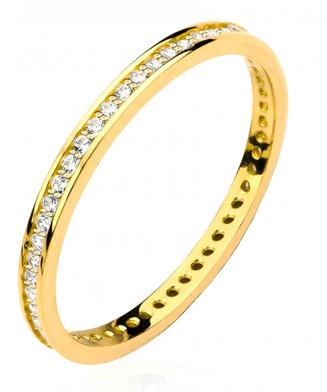 Bonore - Gold 585 - Cubic Zirconia ring 135212