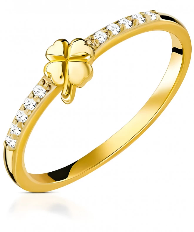 Bonore - Gold 585 - Cubic Zirconia ring 139050