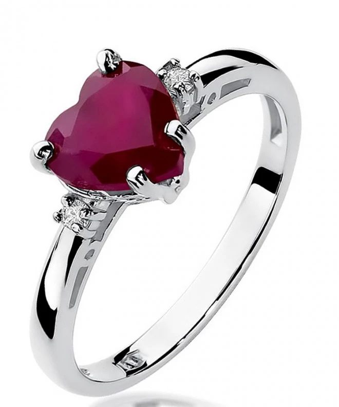 Bonore - White Gold 585 - Ruby 1,7 ct ring 120349