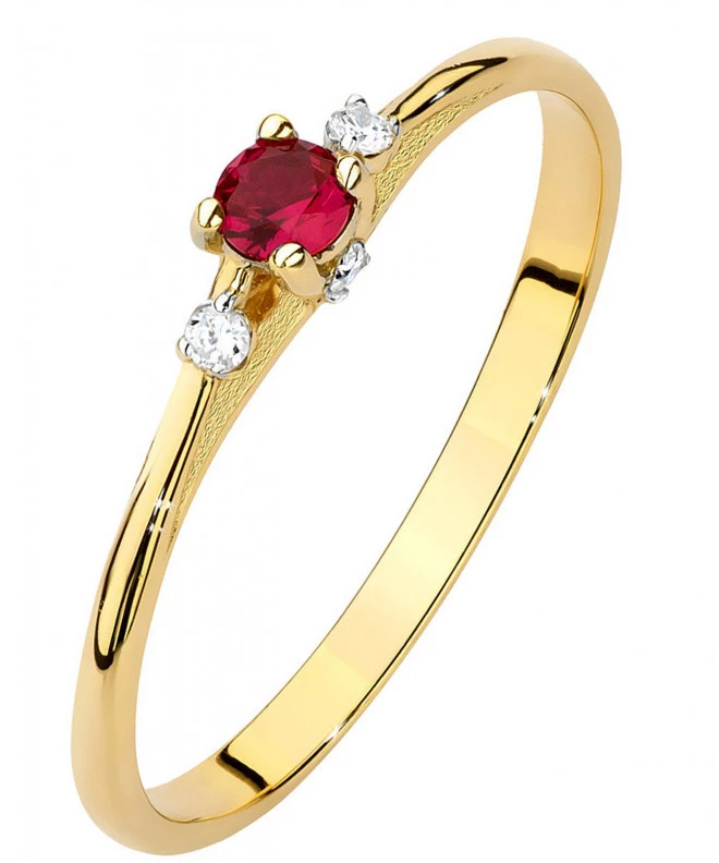 Bonore - Gold 585 - Ruby 0,15 ct ring 94414