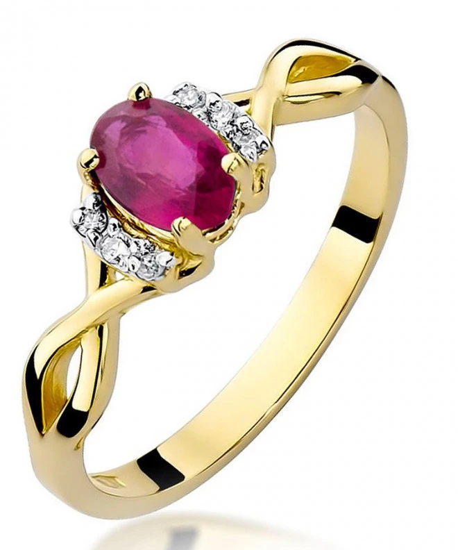 Bonore - Gold 585 - Ruby 0,6 ct ring 94428