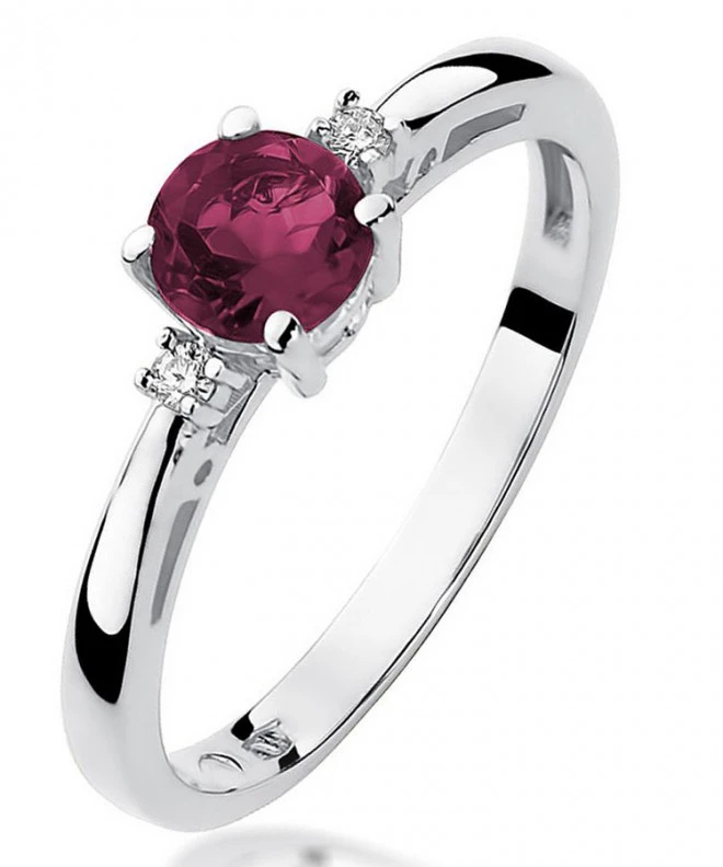 Bonore - White Gold 585 - Ruby 0,6 ct ring 120348