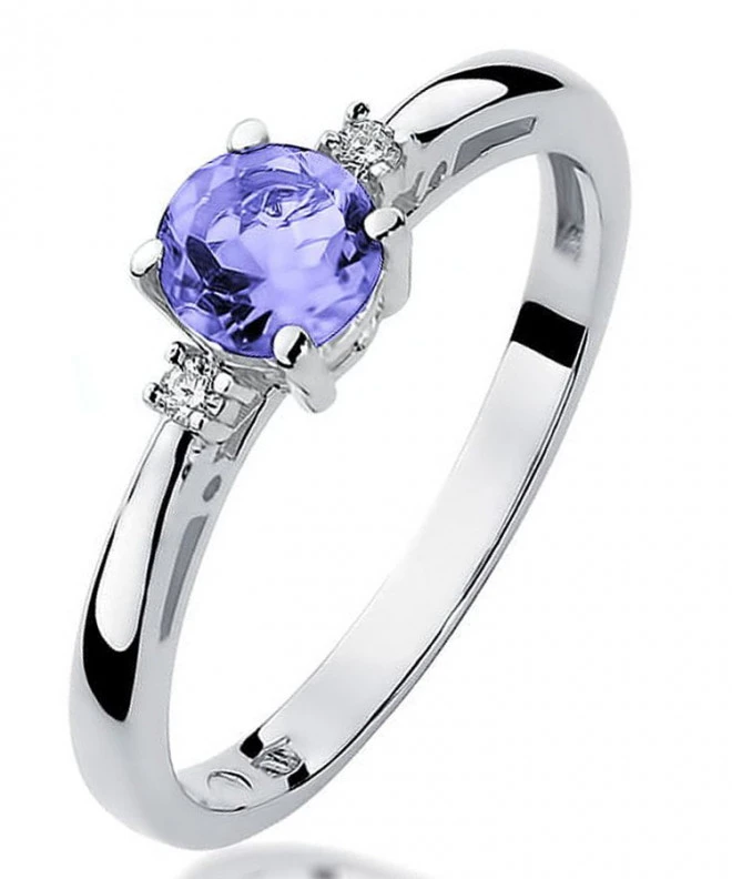 Bonore - White Gold 585 - Tanzanite 0,5 ct ring 125462