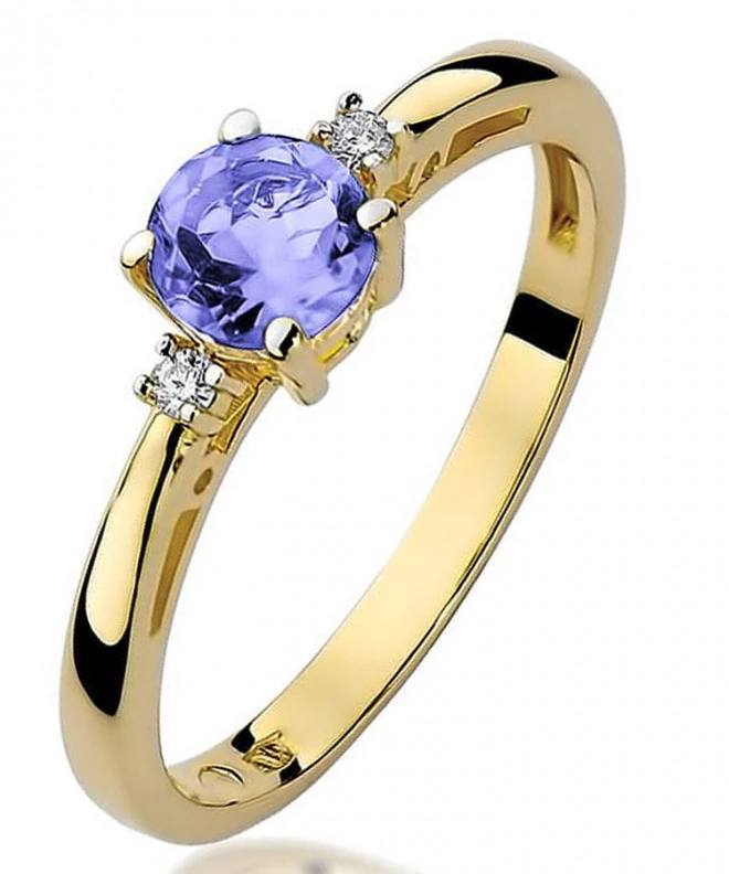 Bonore - Gold 585 - Tanzanite 0,5 ct ring 99625