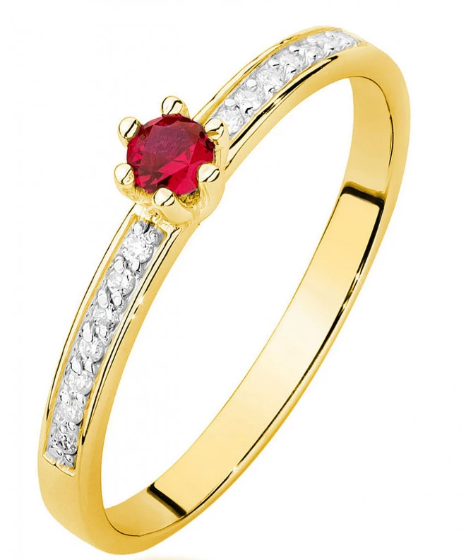 Bonore - Gold 585 - Ruby 0,15 ct ring 94419