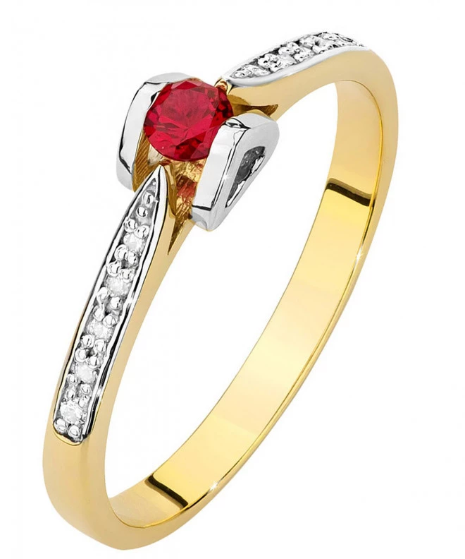Bonore - Gold 585 - Ruby 0,15 ct ring 94420