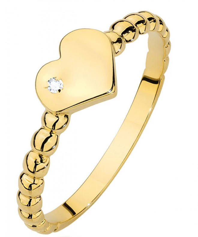 Bonore - Gold 585 - Diamond 0,01 ct ring 81031
