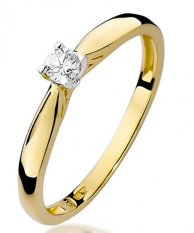 Bonore - Gold 585 - Diamond 0,1 ct ring 82073