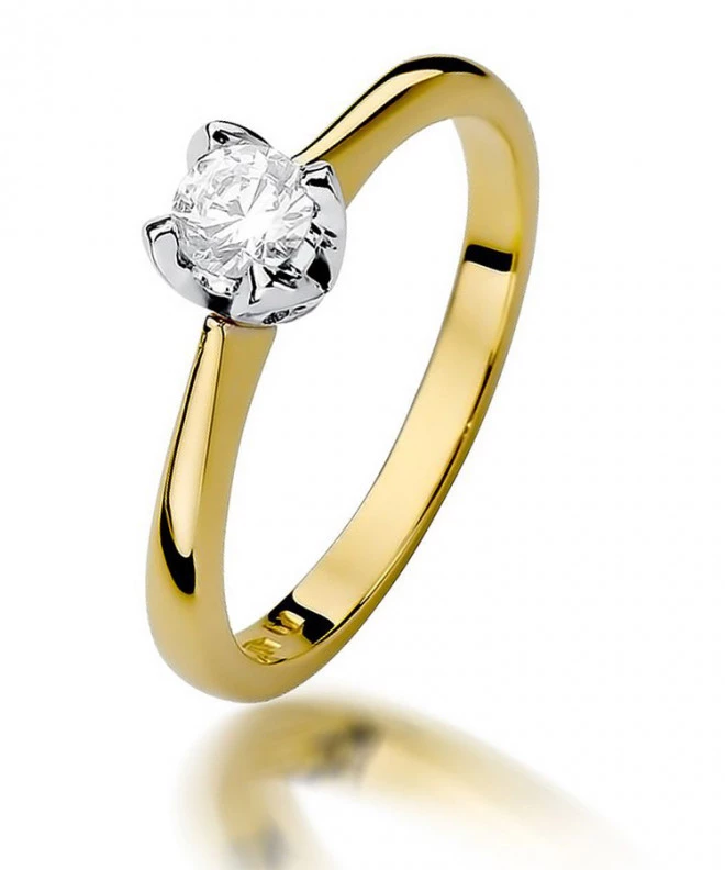 Bonore - Gold 585 - Diamond 0,3 ct ring 88248