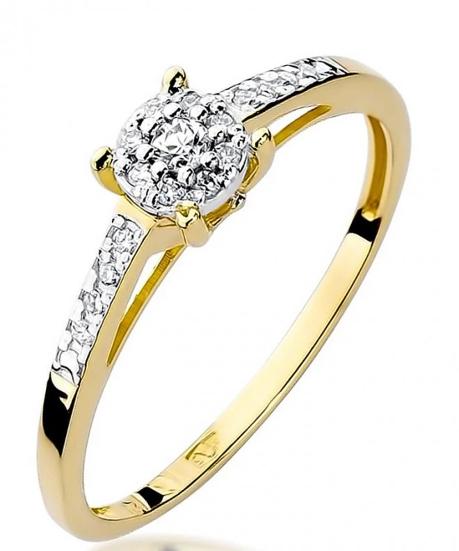 Bonore - Gold 585 - Diamond 0,04 ct ring 85146