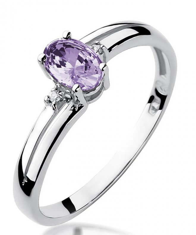 Bonore - White Gold 585 - Tanzanite 0,4 ct ring 125471