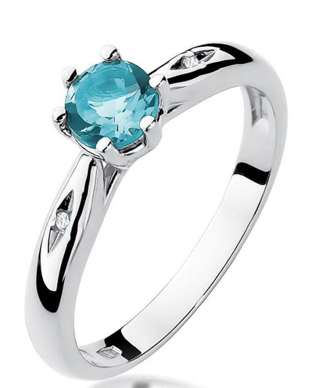 Bonore - White Gold 585 - Emerald 0,5 ct ring 124444