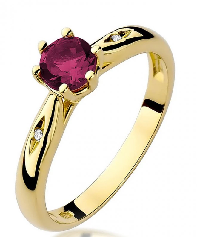 Bonore - Gold 585 - Ruby 0,6 ct ring 95426