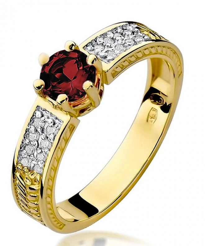 Bonore - Gold 585 - Ruby 0,5 ct ring 95427