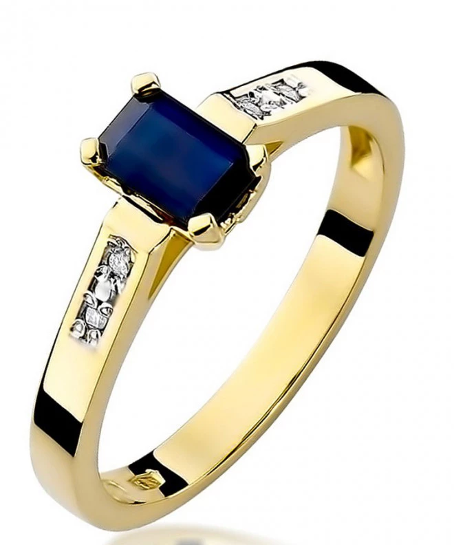 Bonore - Gold 585 - Sapphire 0,6 ct ring 97476