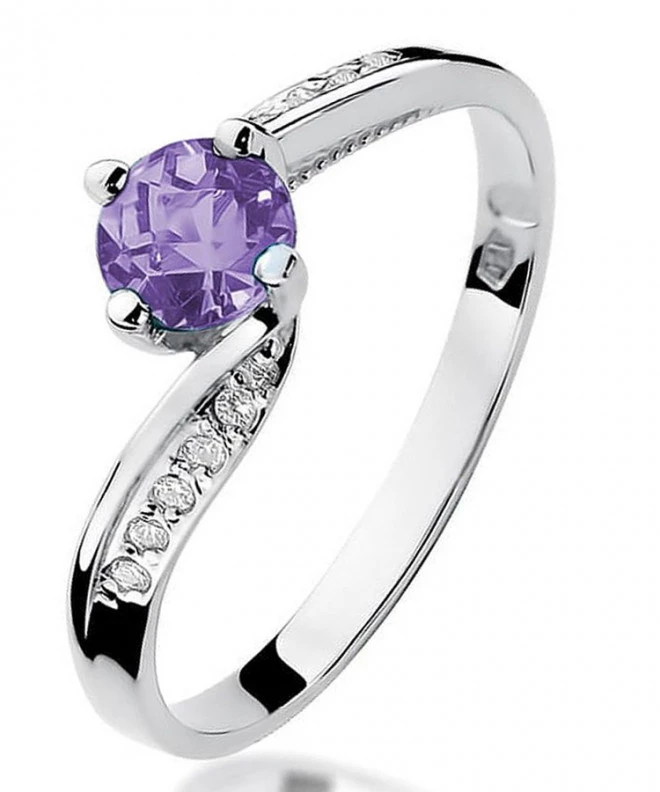 Bonore - White Gold 585 - Tanzanite 0,5 ct ring 125477