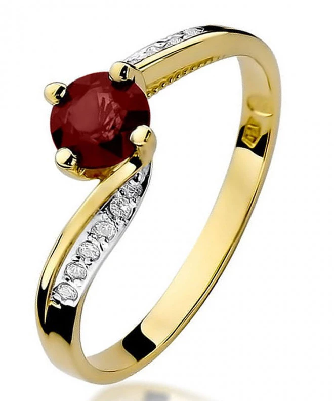 Bonore - Gold 585 - Ruby 0,6 ct ring 95432
