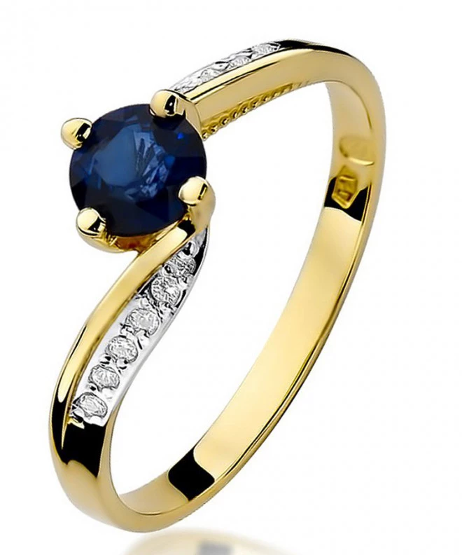 Bonore - Gold 585 - Sapphire 0,5 ct ring 97477