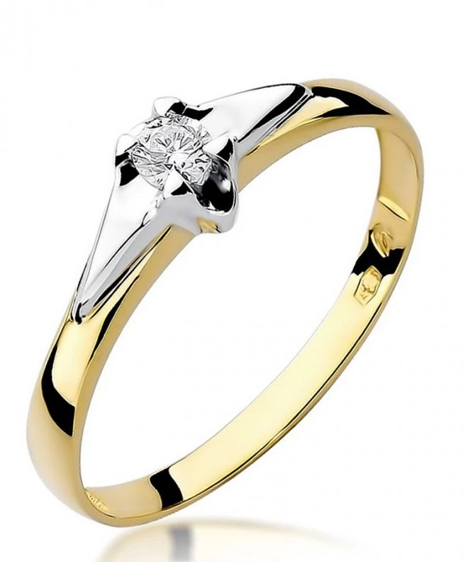 Bonore - Gold 585 - Diamond 0,1 ct ring 82083