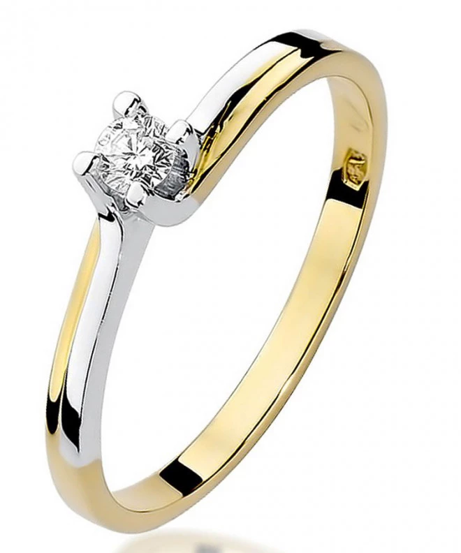Bonore - Gold 585 - Diamond 0,08 ct ring 82085