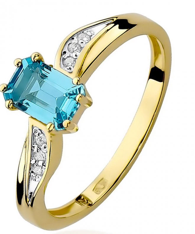 Bonore - Gold 585 - Topaz 0,65 ct ring 101680