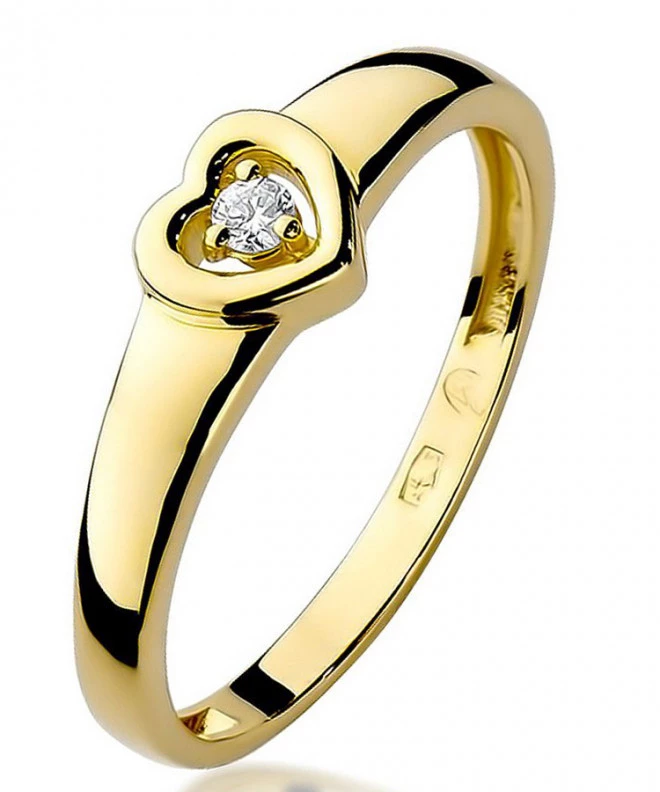 Bonore - Gold 585 - Diamond 0,04 ct ring 81033