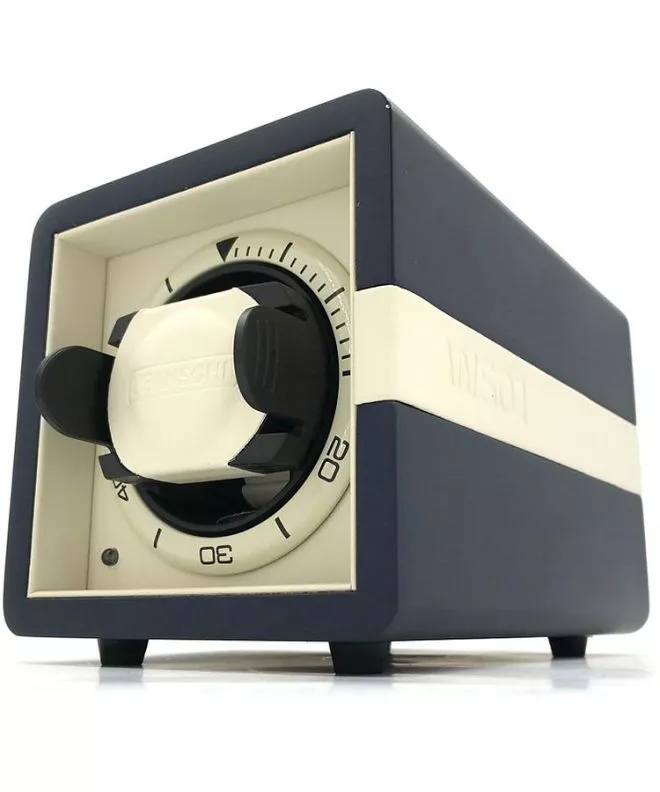 Leanschi Matt Blue & Beige watch winder WS01-BLUE