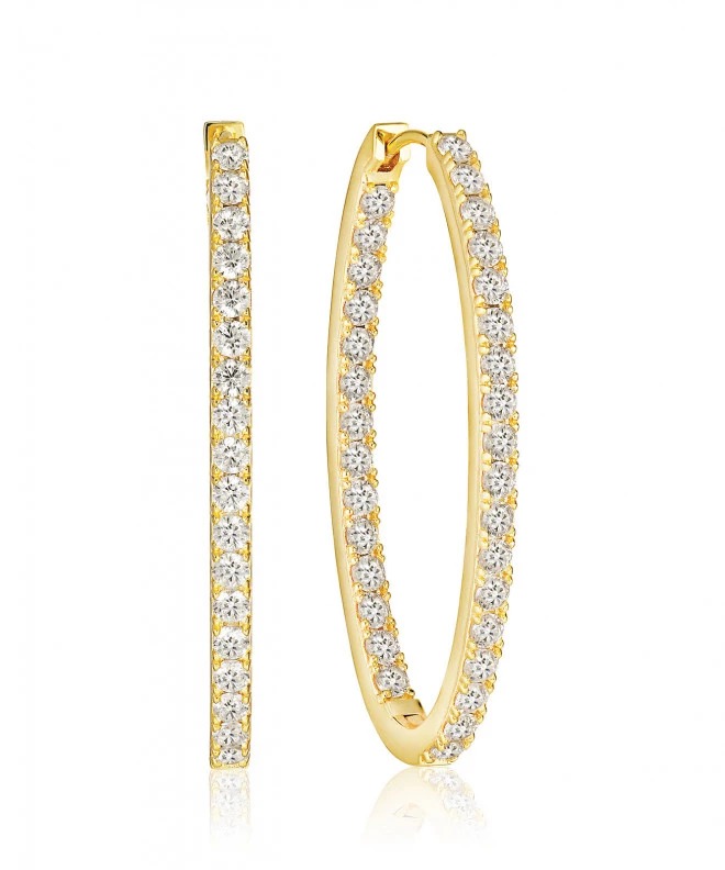 SIF JAKOBS Ellisse earrings SJ-E2313-CZ-YG
