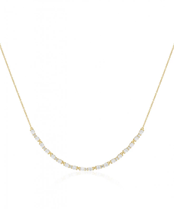 SIF JAKOBS Ellera Ovale necklace SJ-N2415-CZ-YG