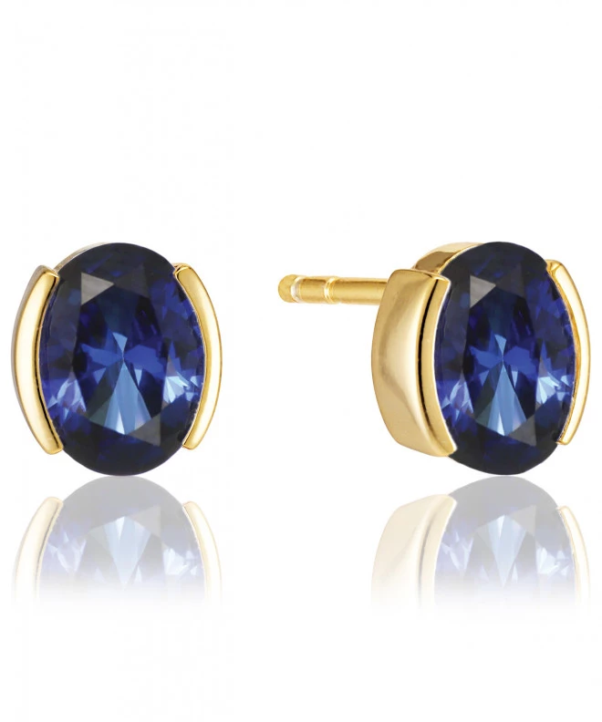 SIF JAKOBS Ellisse Carezza earrings SJ-E2350-BLCZ-YG