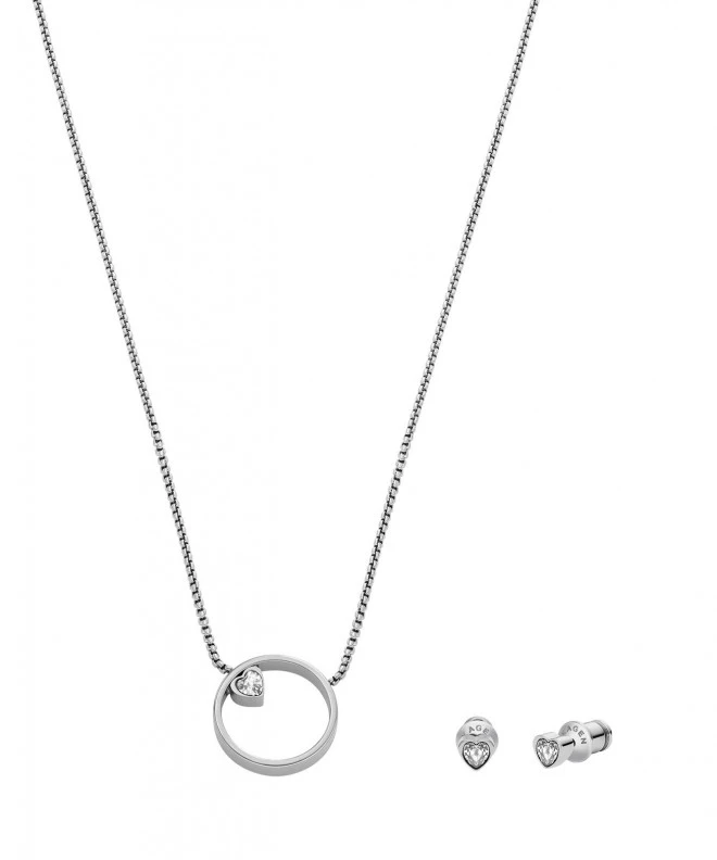 Skagen Kariana Glitz Heart Gift Set necklace SKJB1016SET