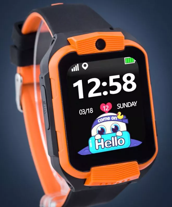 Pacific 32 4G LTE SIM Orange Kids' Smartwatch												 PC00321