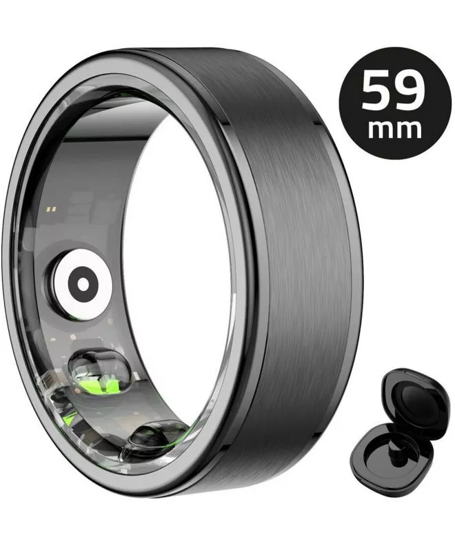 Manta OneRing Black 59 mm unisex smartring SR01BK-59