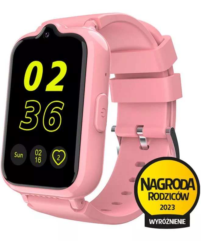 Manta Junior Joy 4G Różowy kids smartwatch SWK03PK