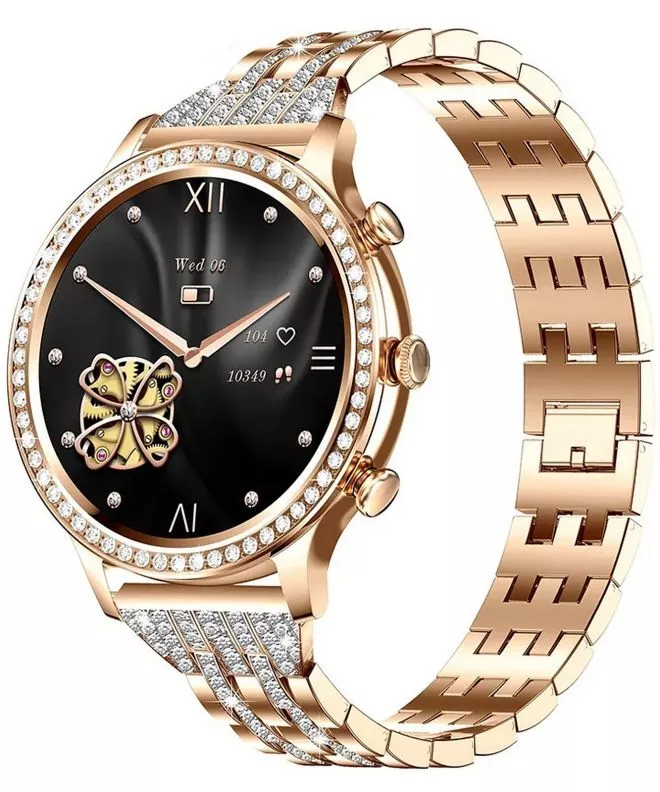 Manta Diamond Lusso Gold SET ladies smartwatch SWD01GD