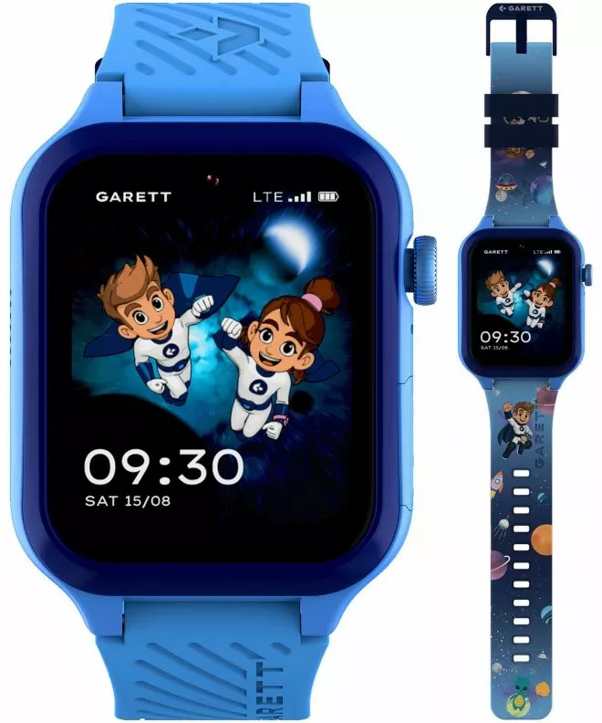 Garett Kids Essa AI 4G Blue SET kids smartwatch 5904238487273