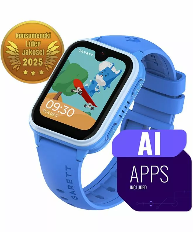 Garett Kids Vibe AI 4G Blue kids smartwatch 5904238487426